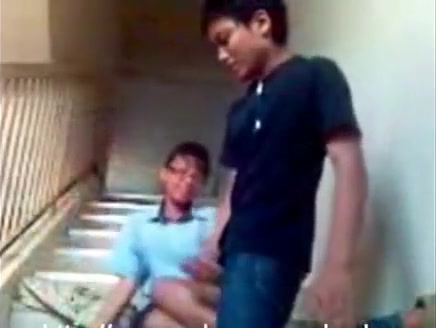 Asian student 18+ Doggystyle Quickie