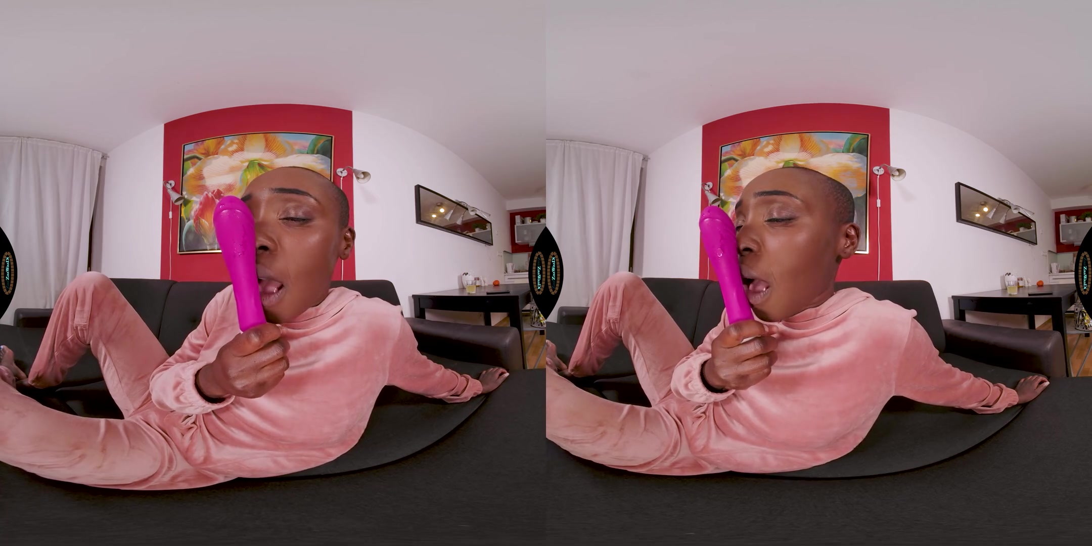 Lazy Afternoon Selfies And Fun On The Couch - Busty Ebony Babe Solo