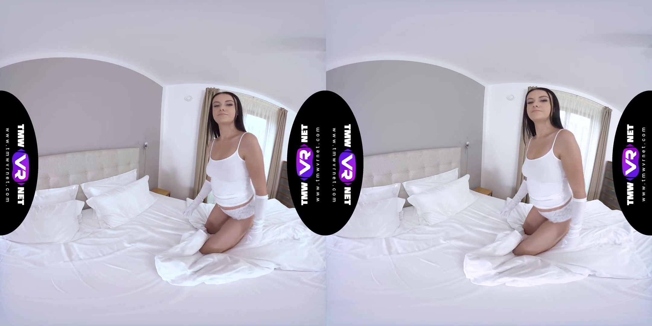 Hand In Glove Intensifies Orgasm - Classy Young Babe Solo Masturbation
