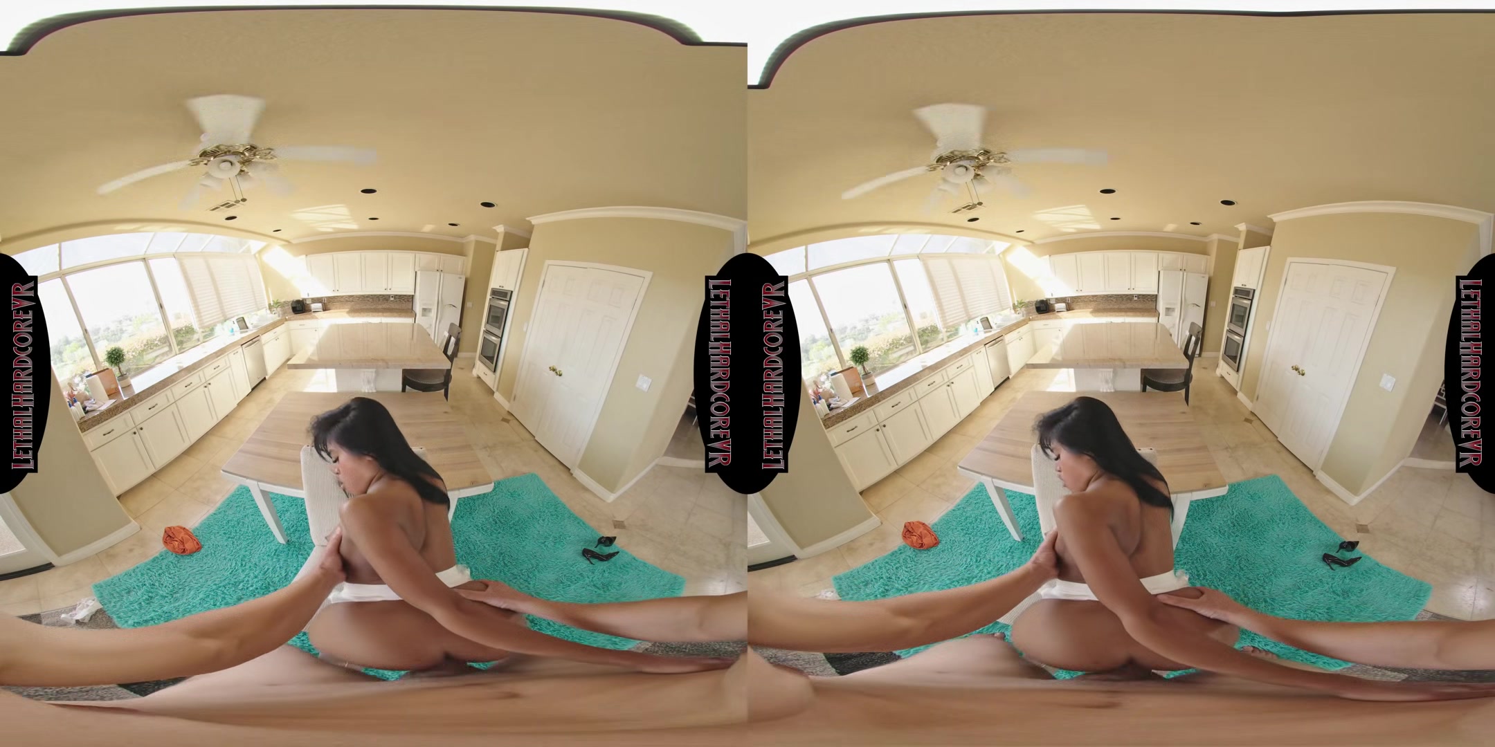 Tiny Asian Doll Ember Rides Huge Cock (Edited)