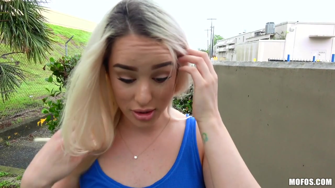 Mila Marx in Curvy Blonde Rides Dick In Garage - PublicPickups