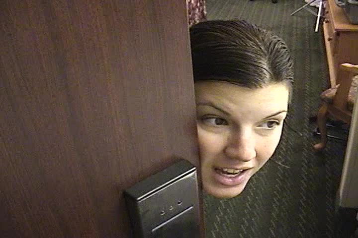 Video from Mytinydick: Great looking brunette dorm POV