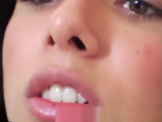 Bianca Freire pulling on her hard cock