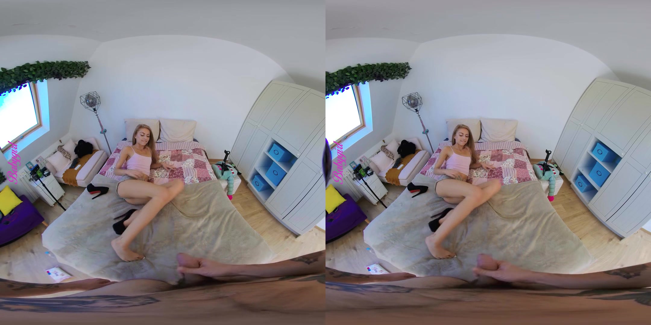 Skinny Blonde Dicked I - Bonnie Dolce Gonzo Style Amateur VR Porn