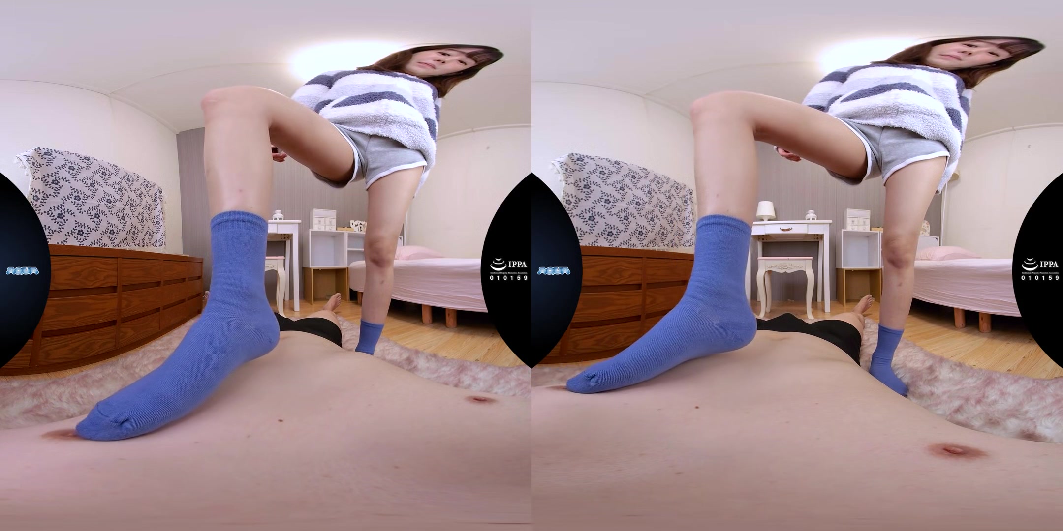 Dominating Schoolgirls Let Me Finish...In Their Socks?