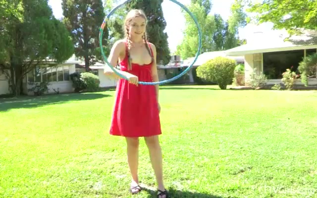 Aurielee hulahoop masturbation - FTVGirls