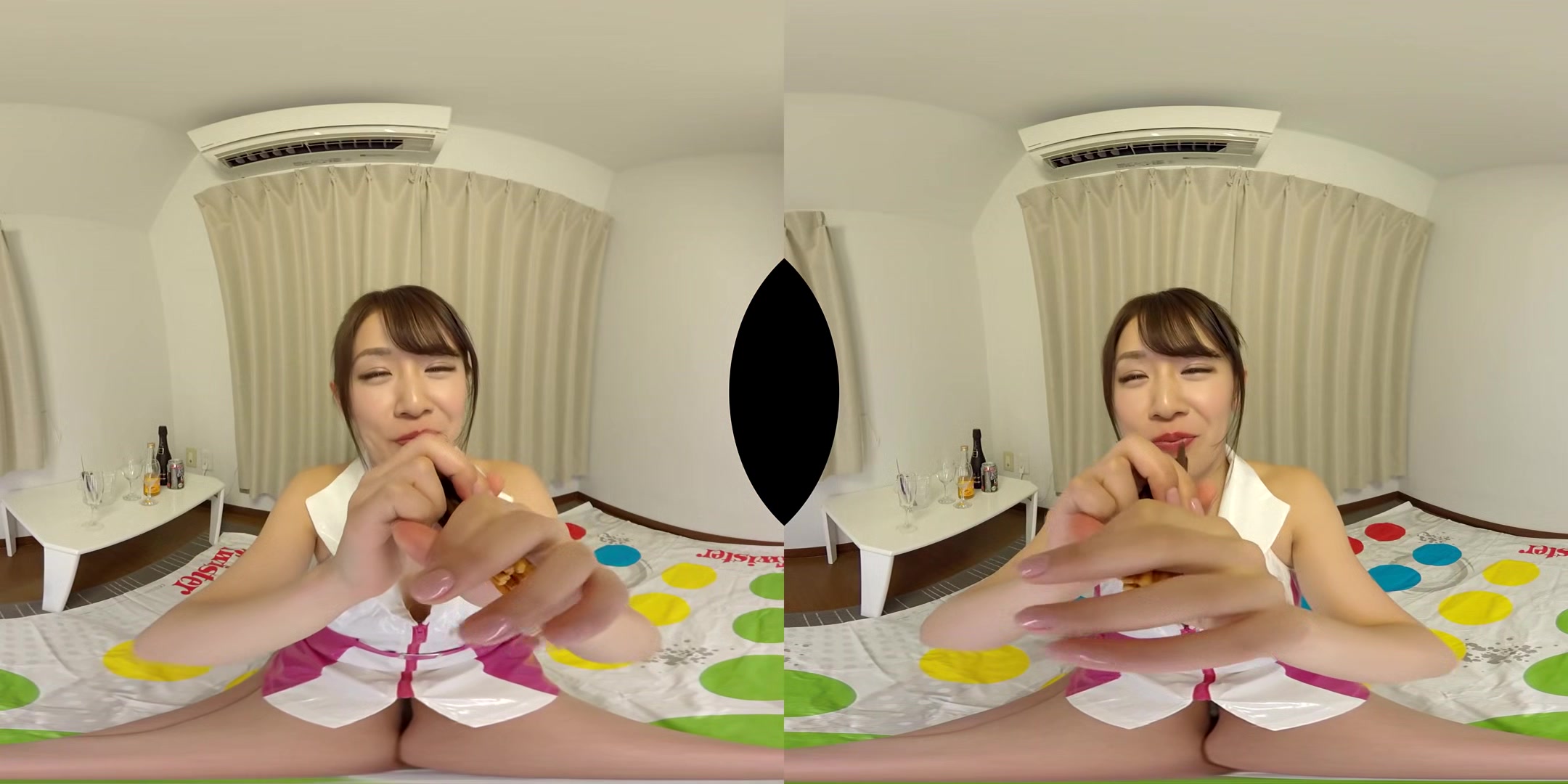 Playing Extra Sexy Twister; Beautiful Japanese Idol Softcore Virtual Girlfriend Experience