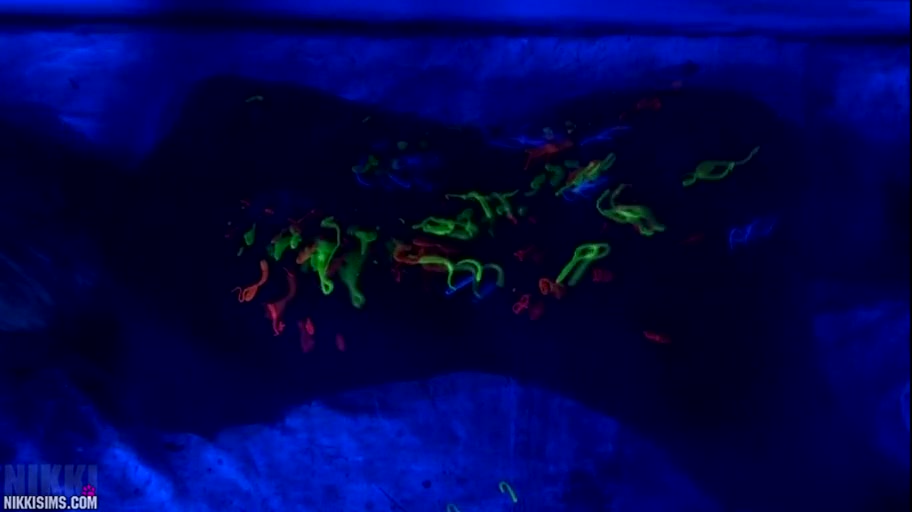 Black Light Body Paint video