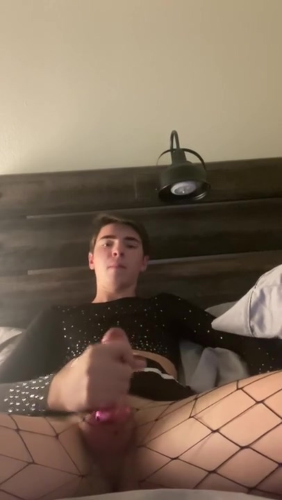 Femboy Jerks Off On Camera