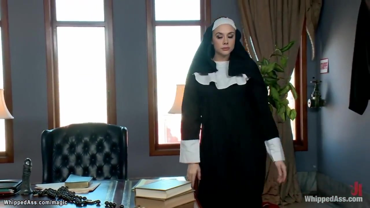 Busty Nun Anal Fucks Bound Ebony