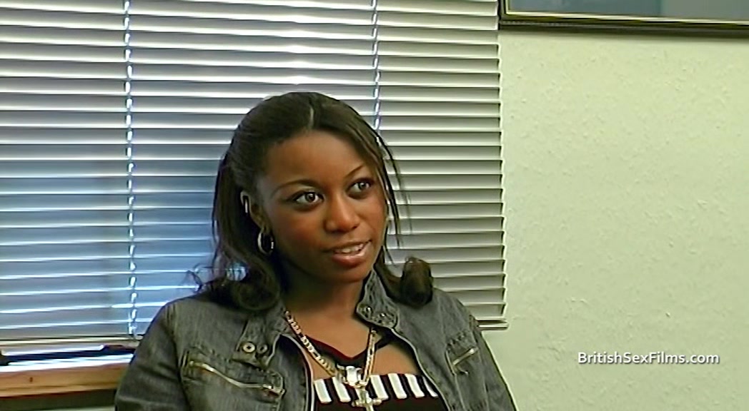 Nervous ebony British amateur porn casting