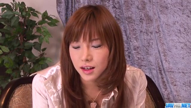 Amazing masturbation show along hot Serina Hayakawa