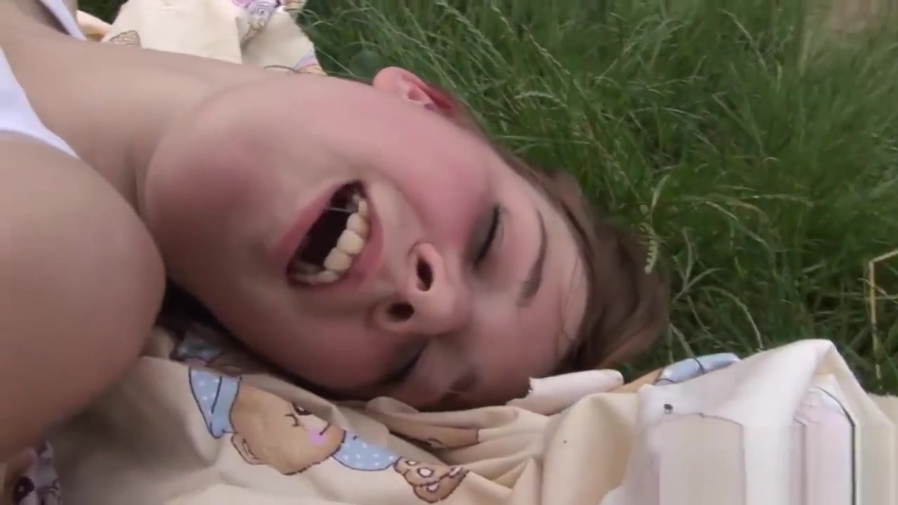 Cute Redhead teen 18+ Loves Masturbating Outdoors