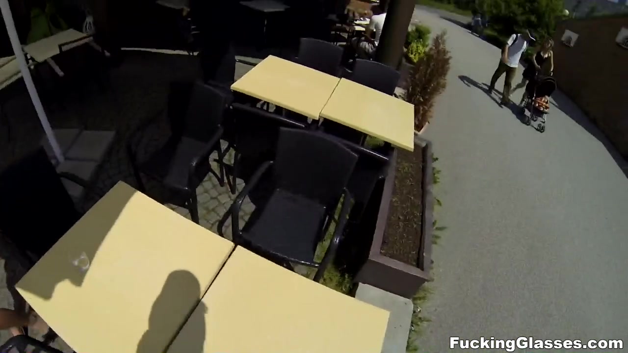 Iren in Casual cock riding outdoors