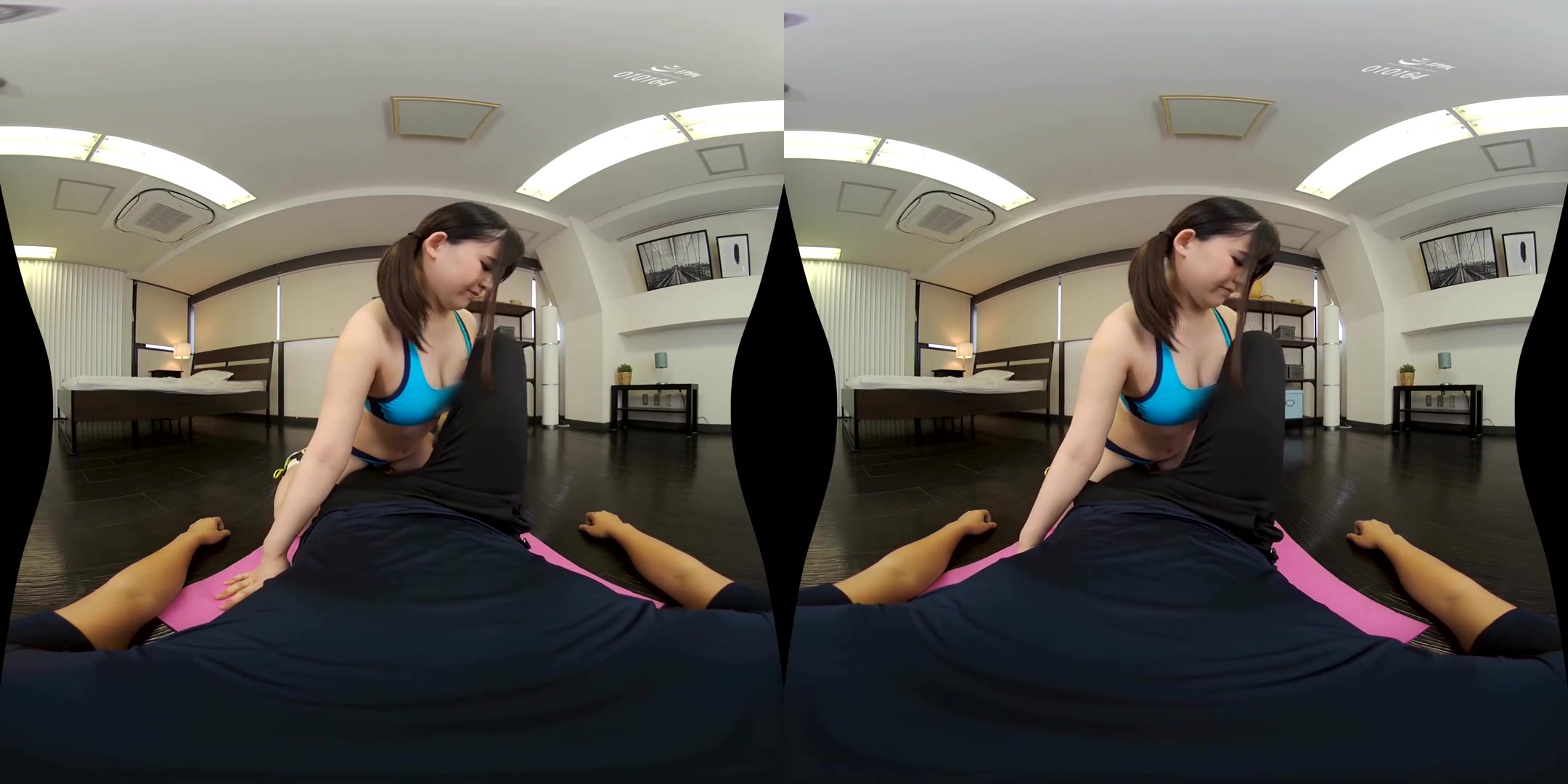 Sweaty Sex with Busty Beauty Rui 1 - Shaved Asian Gym Sex