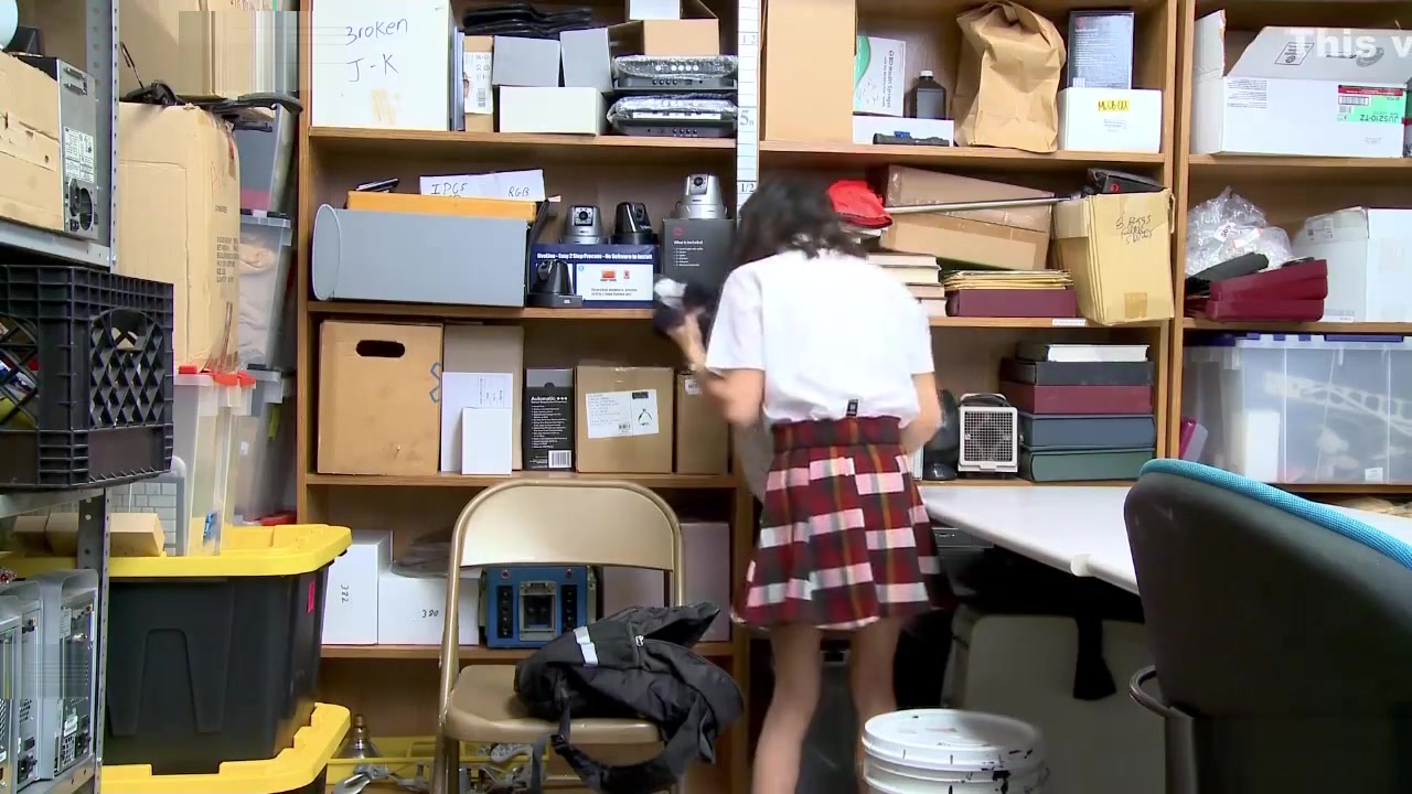 Sucking a huge cock could be yucky for busted shoplyfter Jasmine Grey