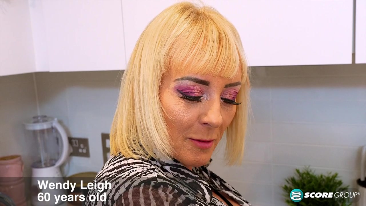 60something, big-titted MILF Wendy Leigh fucks her step-son
