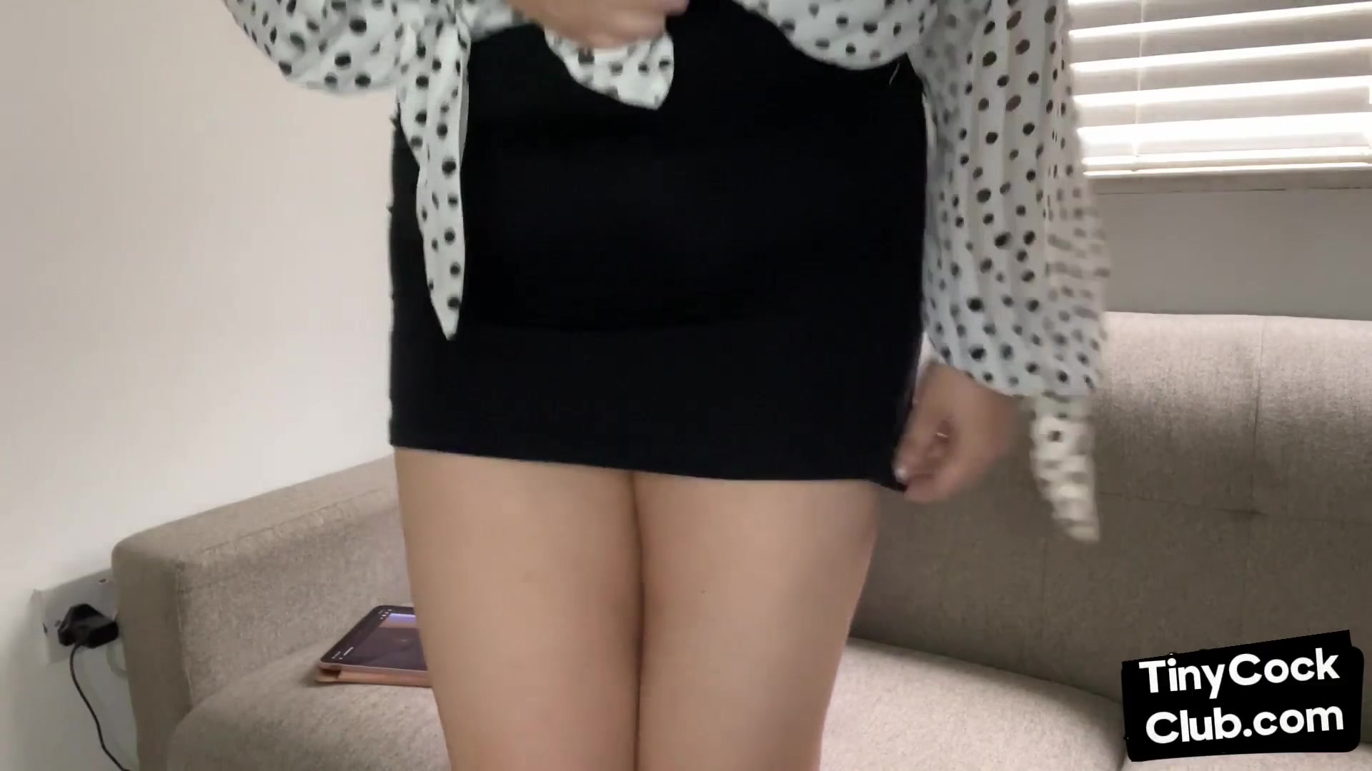 SPH solo amateur femdom babe in heels talks humiliative