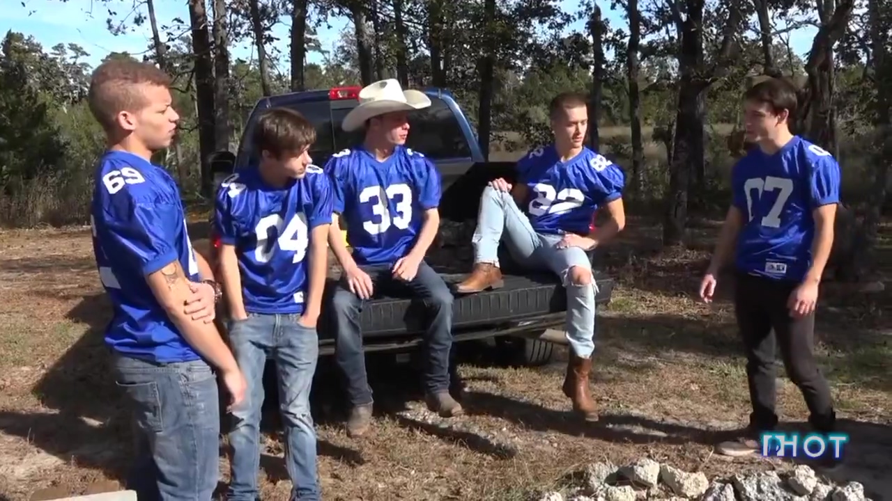 Joey Mills, Corbin Colby And Colton James In Tight Ends - American Football Boys