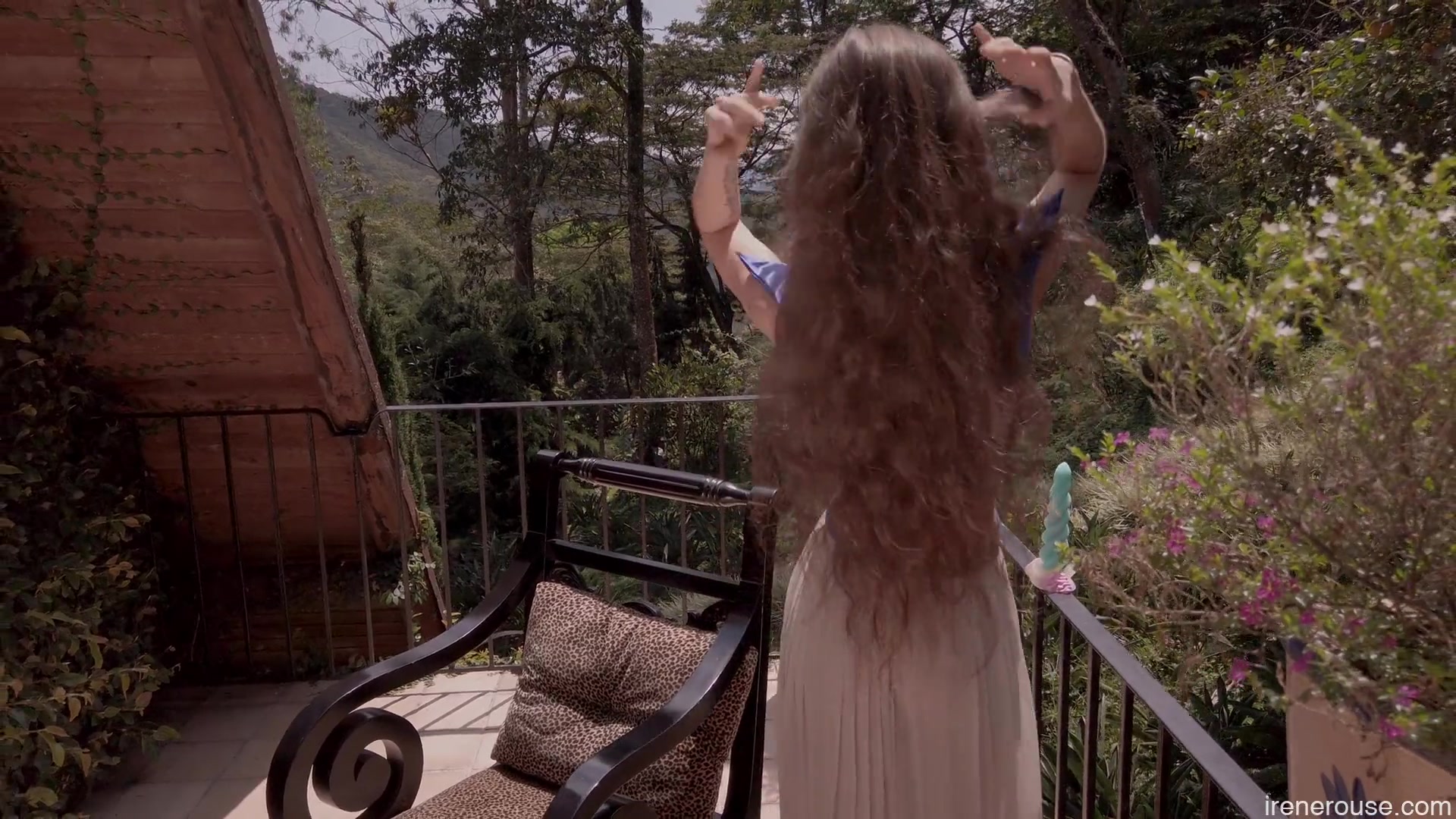 Orgasm On The Terrace - Sex Movies Featuring Irene Rouse
