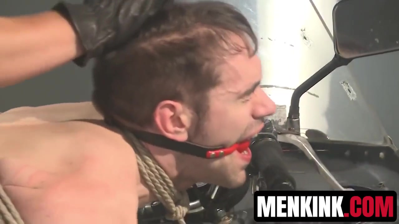 Patrick Isley And Connor Maguire In Tormented With Mousetraps And Ass Drilled On A Motorcycle