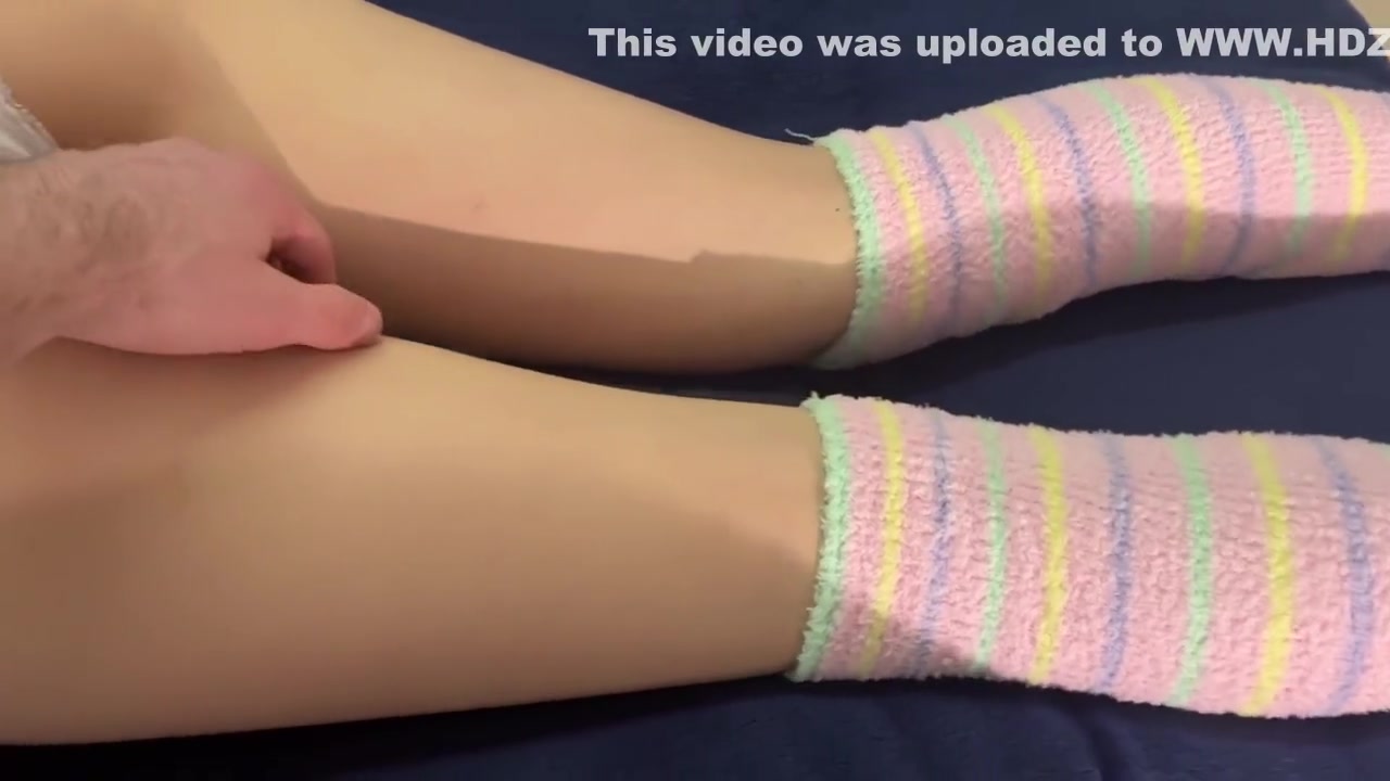 Petite In Cute Socks Cums When I Tell Her To