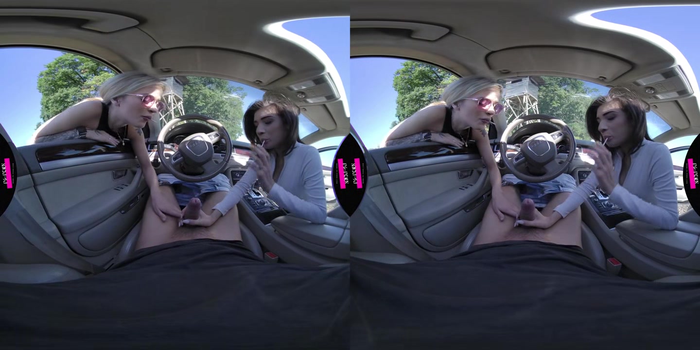 Blowjob In The Car With Hitchhikers