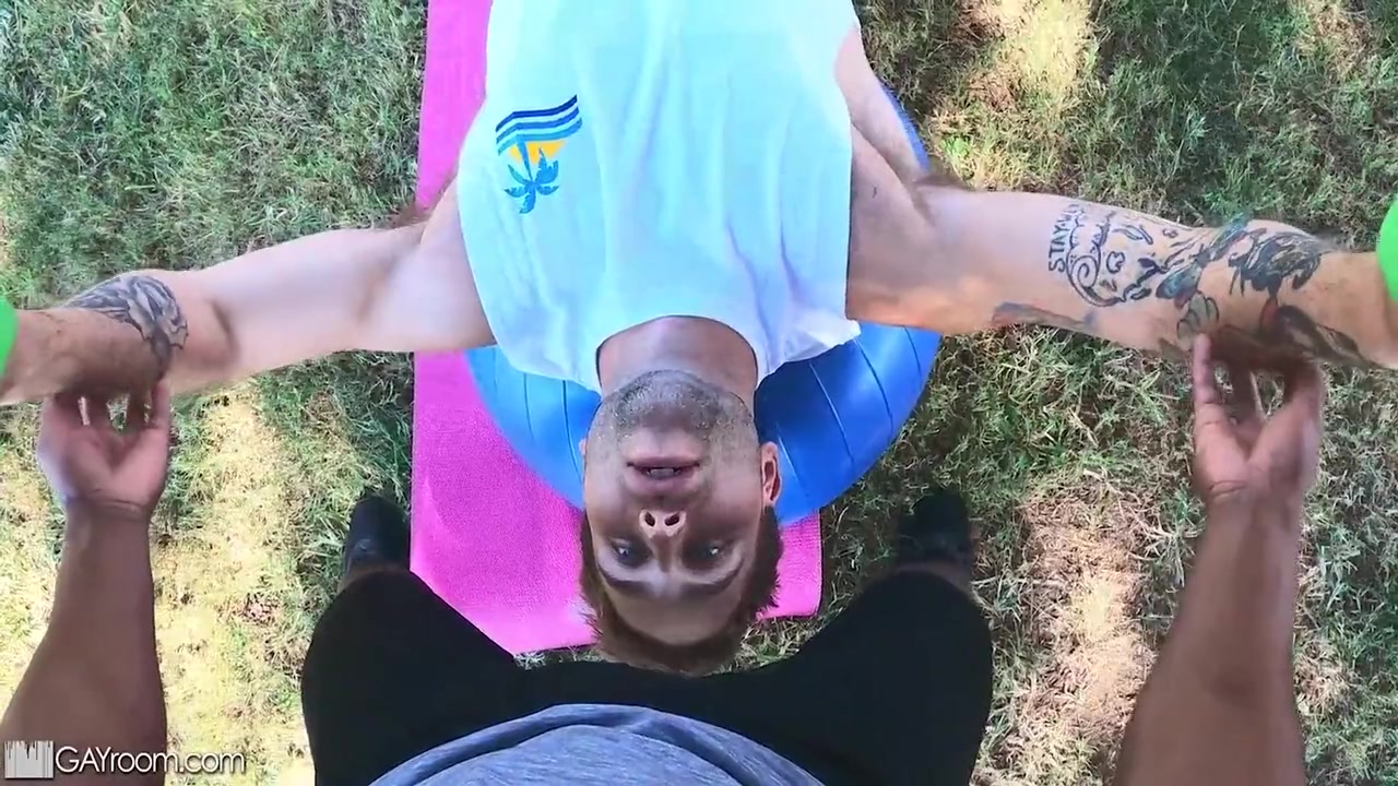 Two Park Hunks Meet Up For Some Interracial Sexy Time 8 Min With Trent Marx