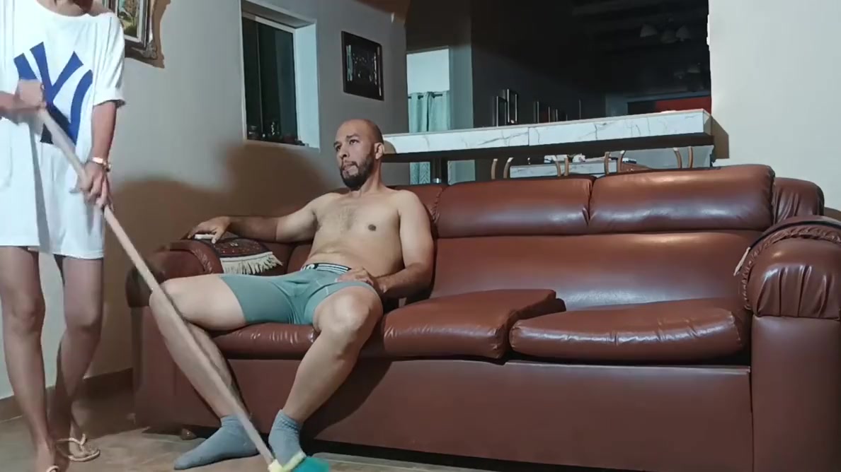 While I Watch Tv My Whore Stepmother Sucks My Cock