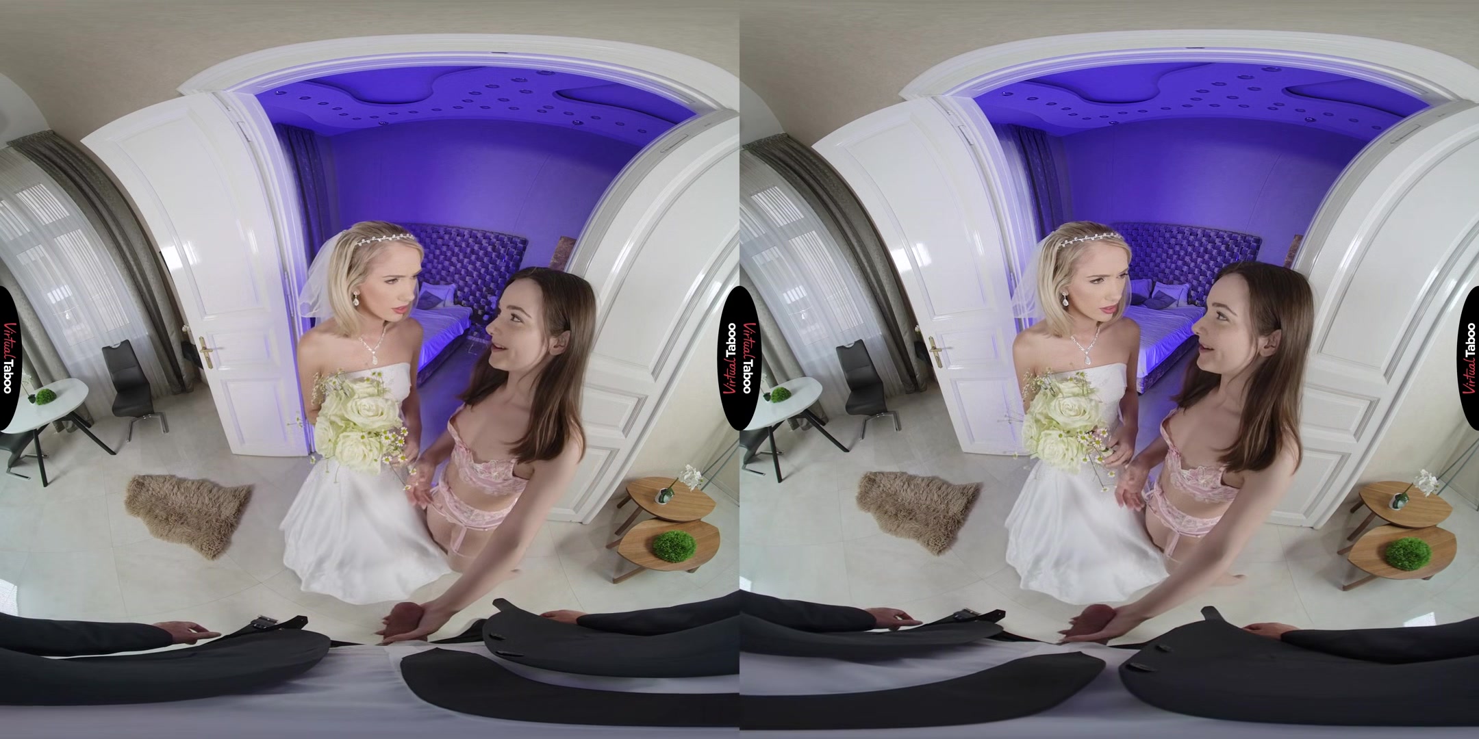 Sky Pierce, Simona Purr VR Porn: We Are One Family Now - VirtualTaboo