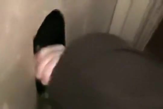 Gloryhole service of hung biggest Wall St. lad