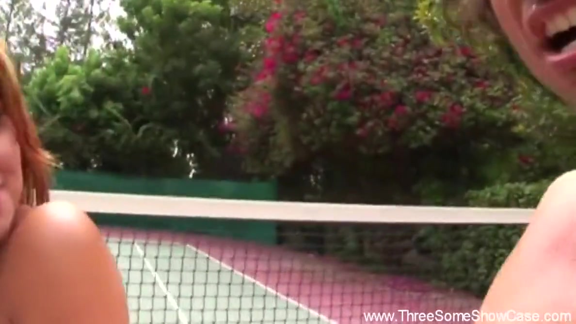 Two Honeys Fucking A Dude Outdoors