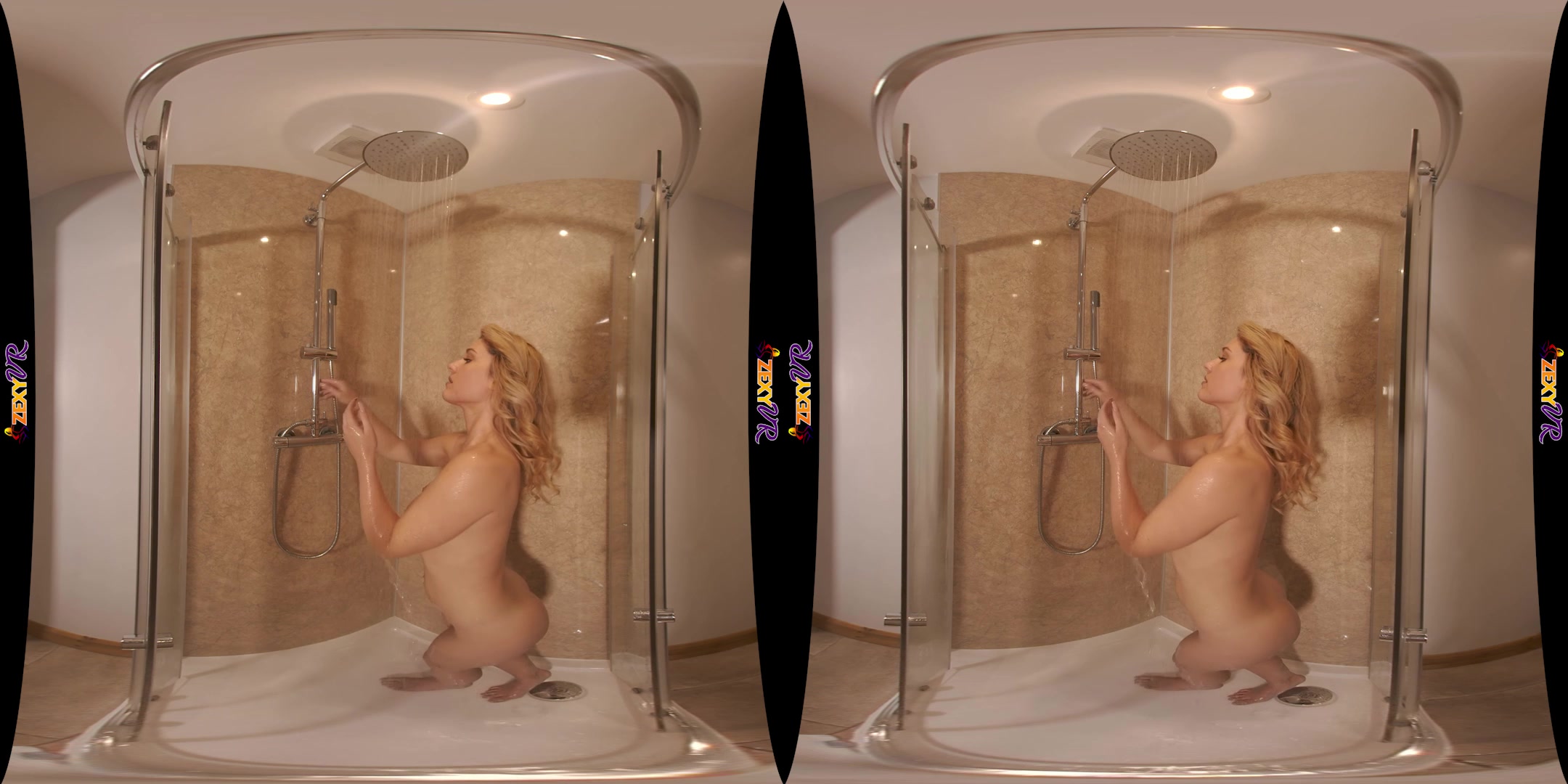 Steamy Shower featuring Chelsea Essex - ZexyVR