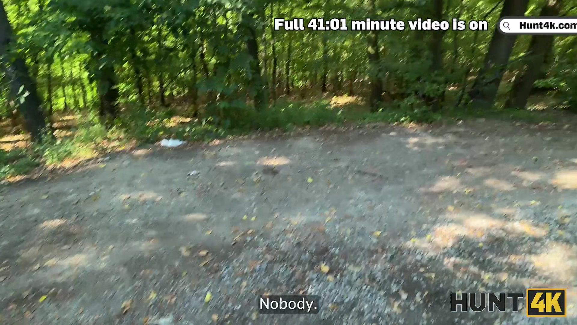 HUNT4K. Young blonde babe was moaning so hard while Hunter fucked her outdoors