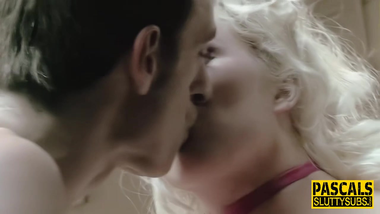 Bound blonde gets ass fucked