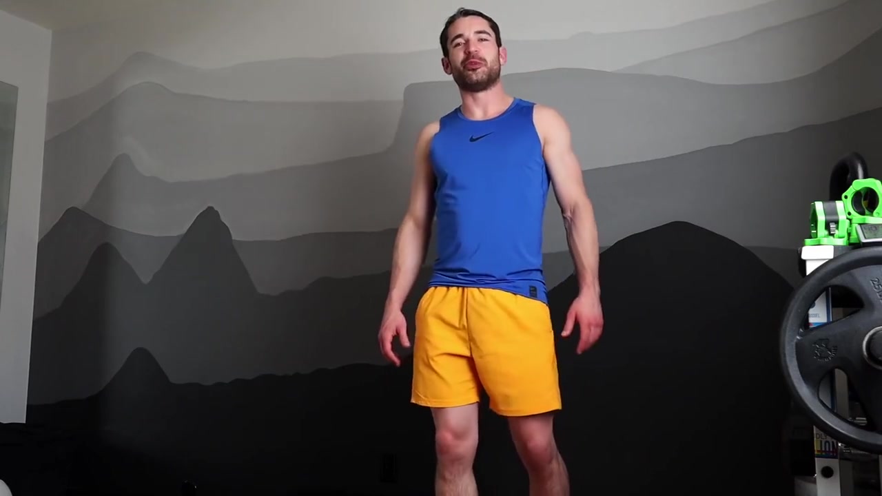 Roleplay: 10-month Check In With Your Personal Trainer strip Flex Stroke And Blast Cum!