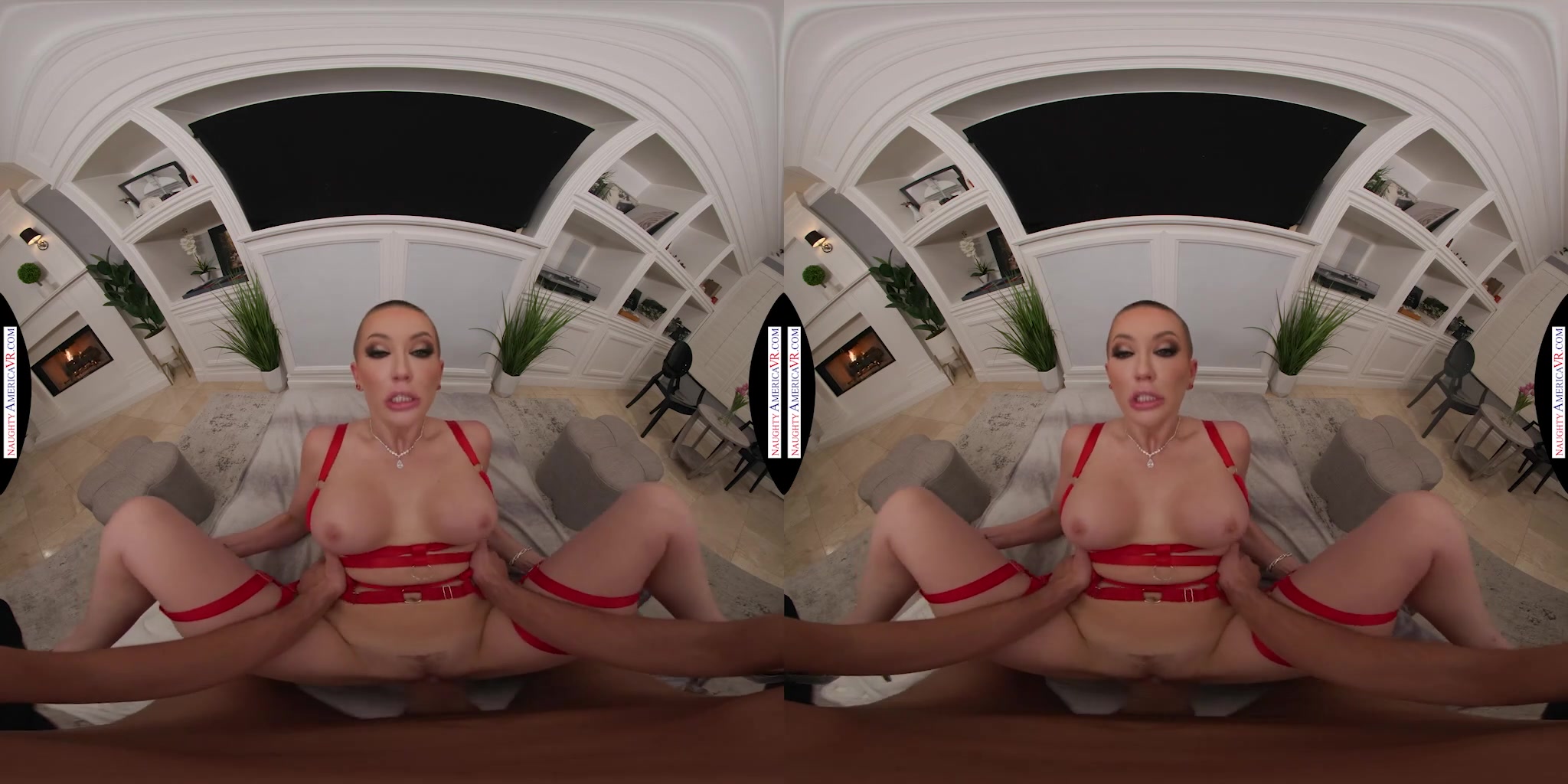 Your sexy neighbor Adira Allure wants to ride your big cock before her sex party