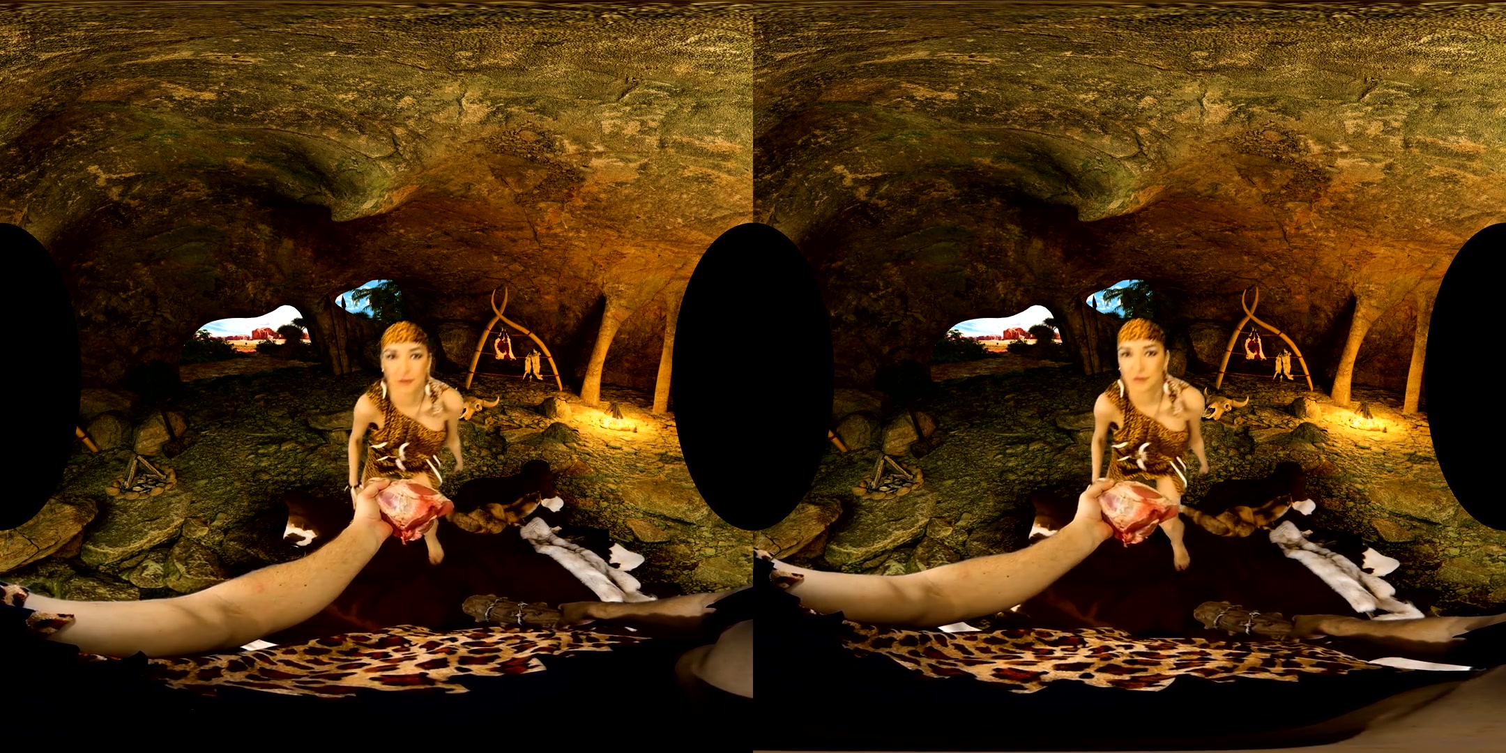 Francys Belle in Caveman's Meat - POV - RealityLovers