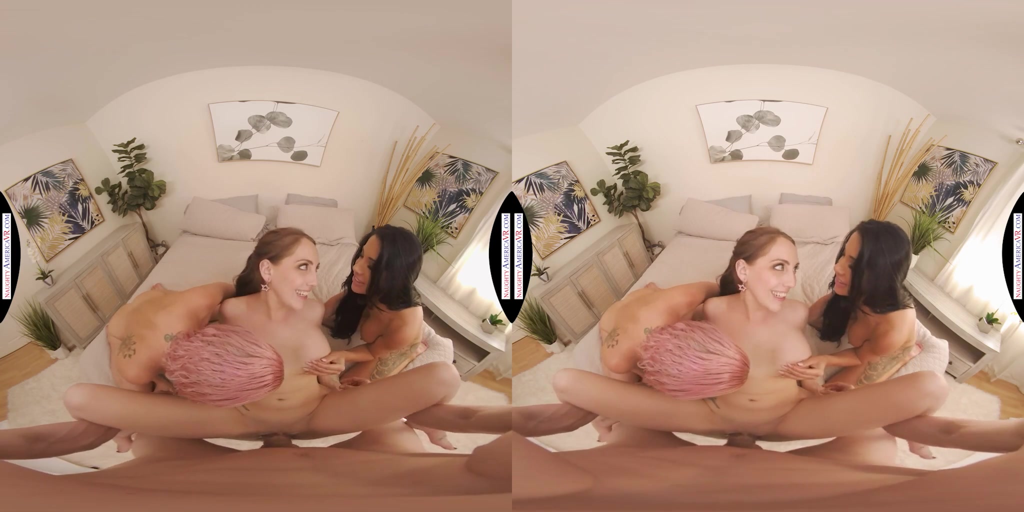 Sexy trio Adira Allure, Gianna Grey, & Nickey Huntsman will end the Fourth of July in a BANG of cum!
