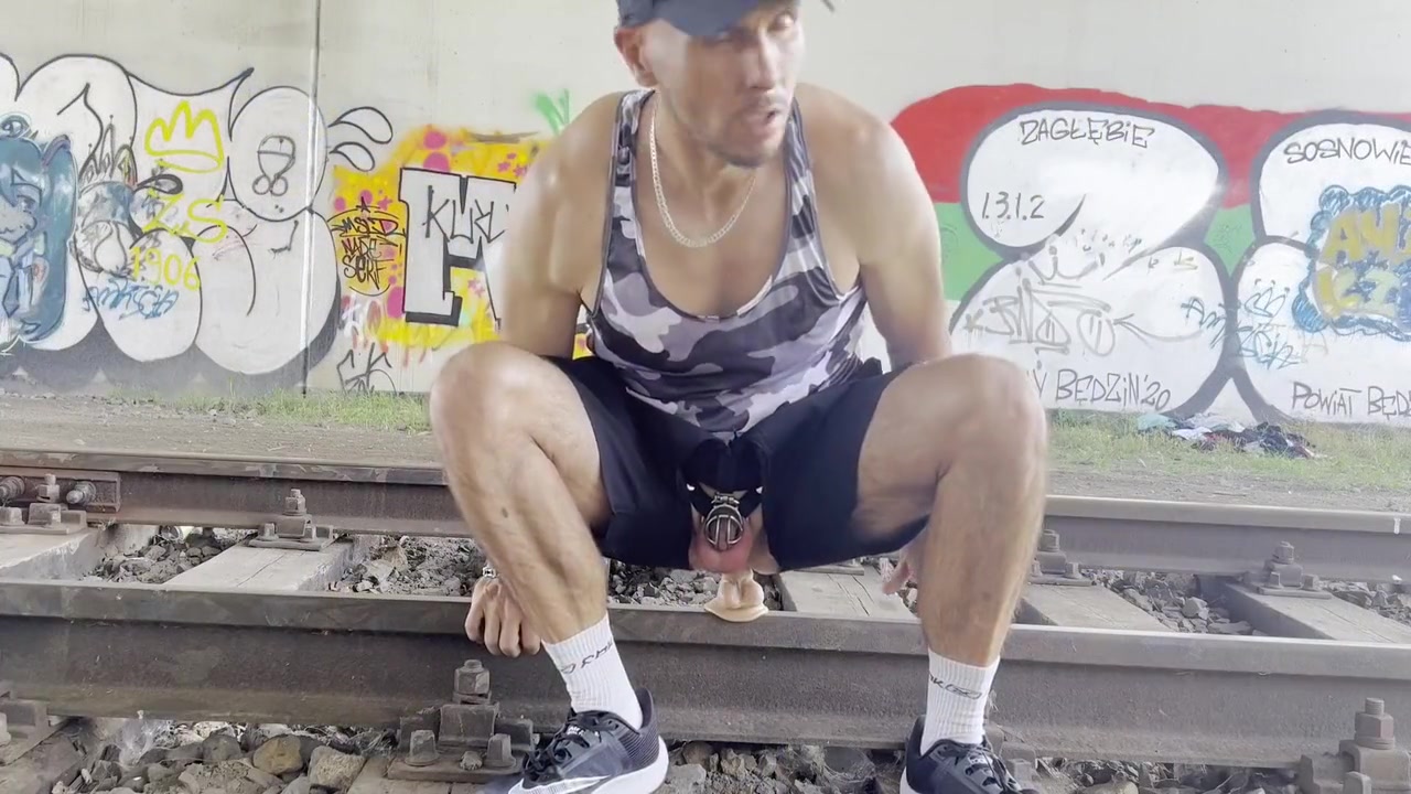 Sport Lad Gets Horny And Plays With His Male-pussy In Public Places And Has Anal Orgasm While Fingering His Ass