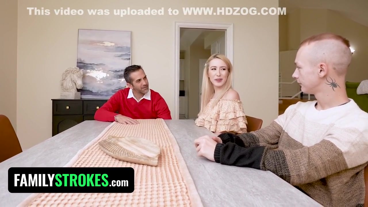 Step Sister And Stepdad Couldnt Be More Excited When Jimmy Brings Home His Virgin Girlfriend