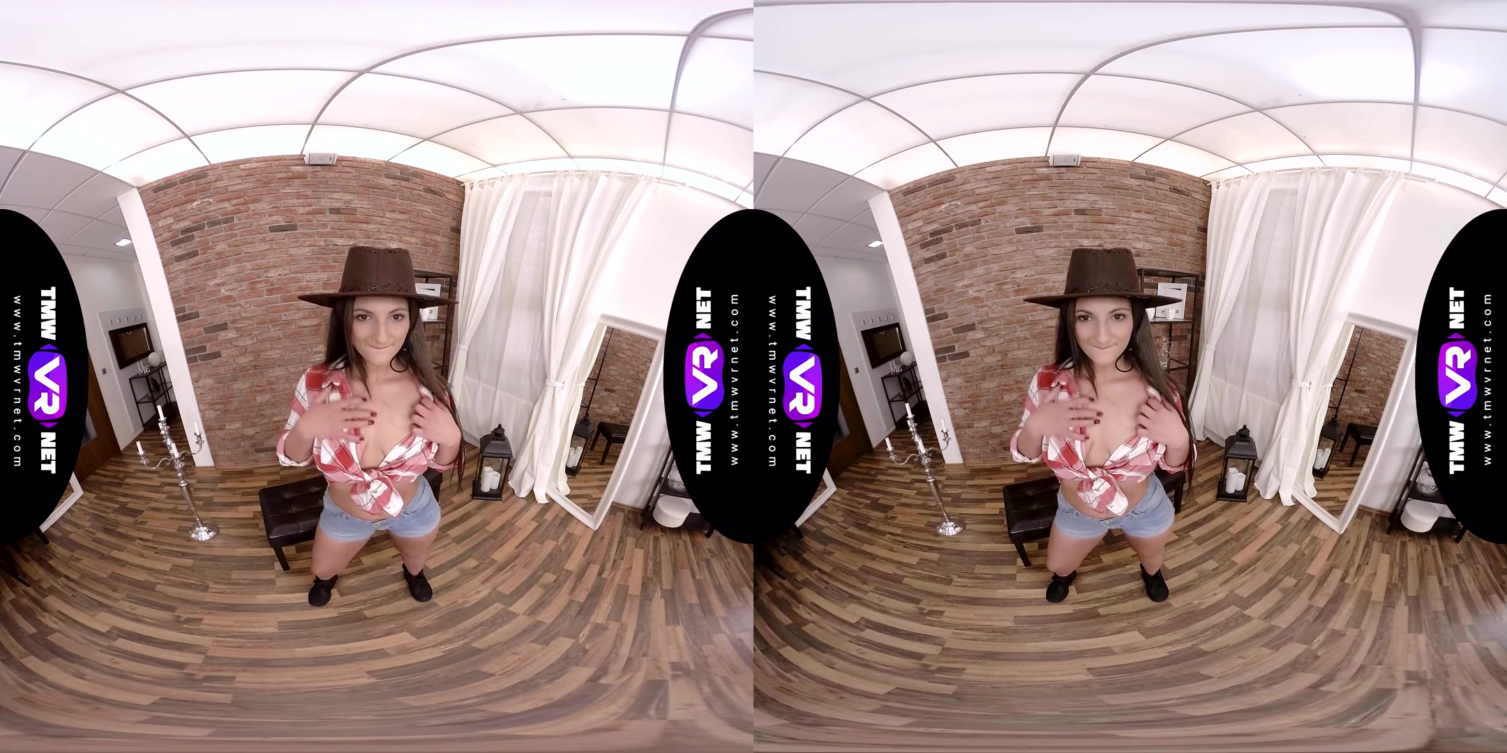 Nicolette Noir in Cowboy Hat Over Wet Pussy - TmwVRNet