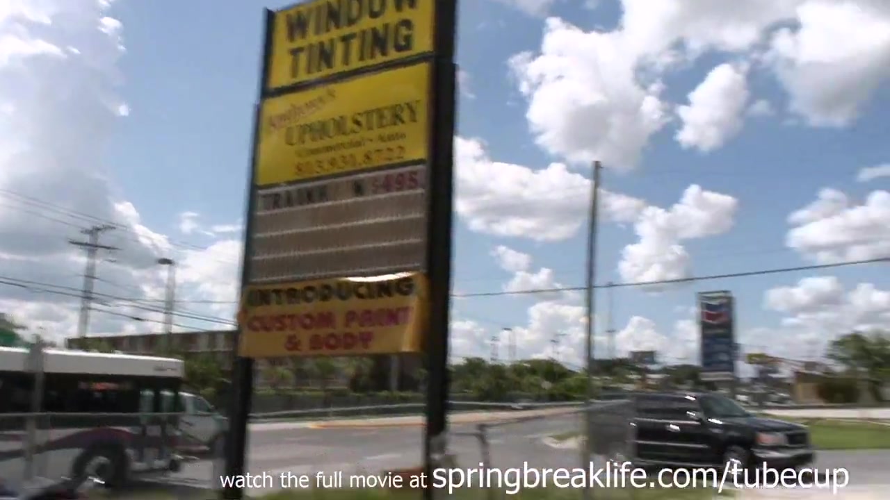 SpringBreakLife Video: Public Nudity Car Shop