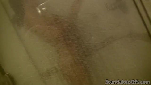 Sexy Big Titted Chick Recorded Inside Shower By BF