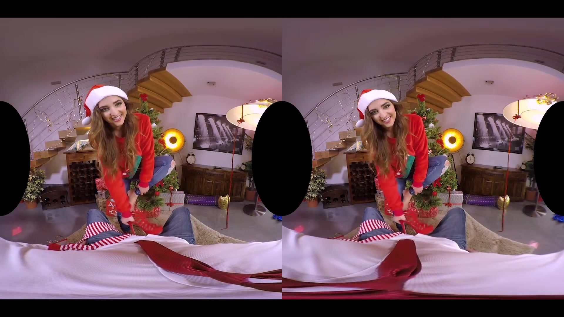Receiving The Stockings - RealityLovers