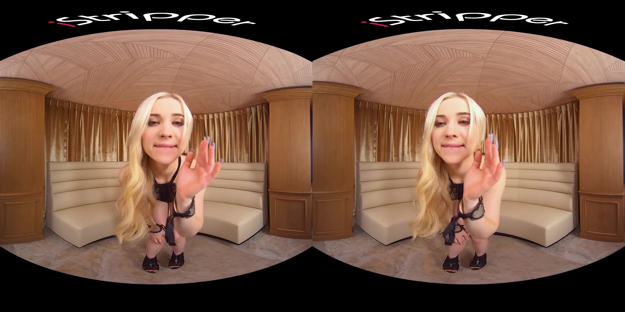 Nikki Hill - Blonde Model Solo Striptease Masturbation VR Porn