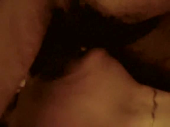 Horny gal makes deepthroat while lying on the back