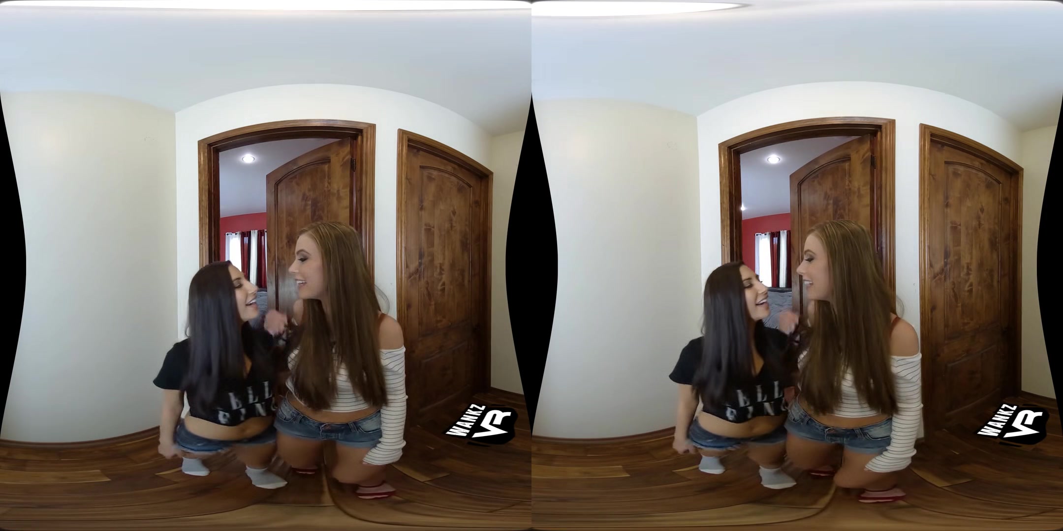 Boxed Lunch - Teen MFF Threesome POV VR HD - SexLikeReal