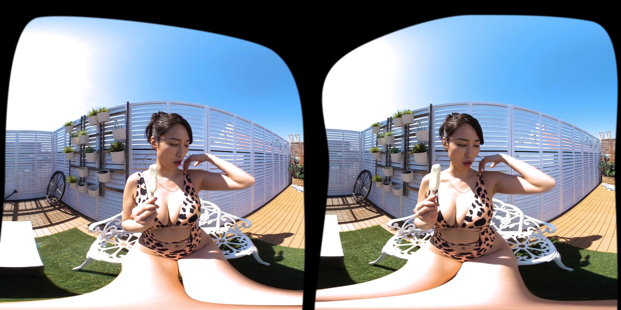 Close Contact Playing in the Water; Softcore Non-Nude Teasing on a Virtual Date