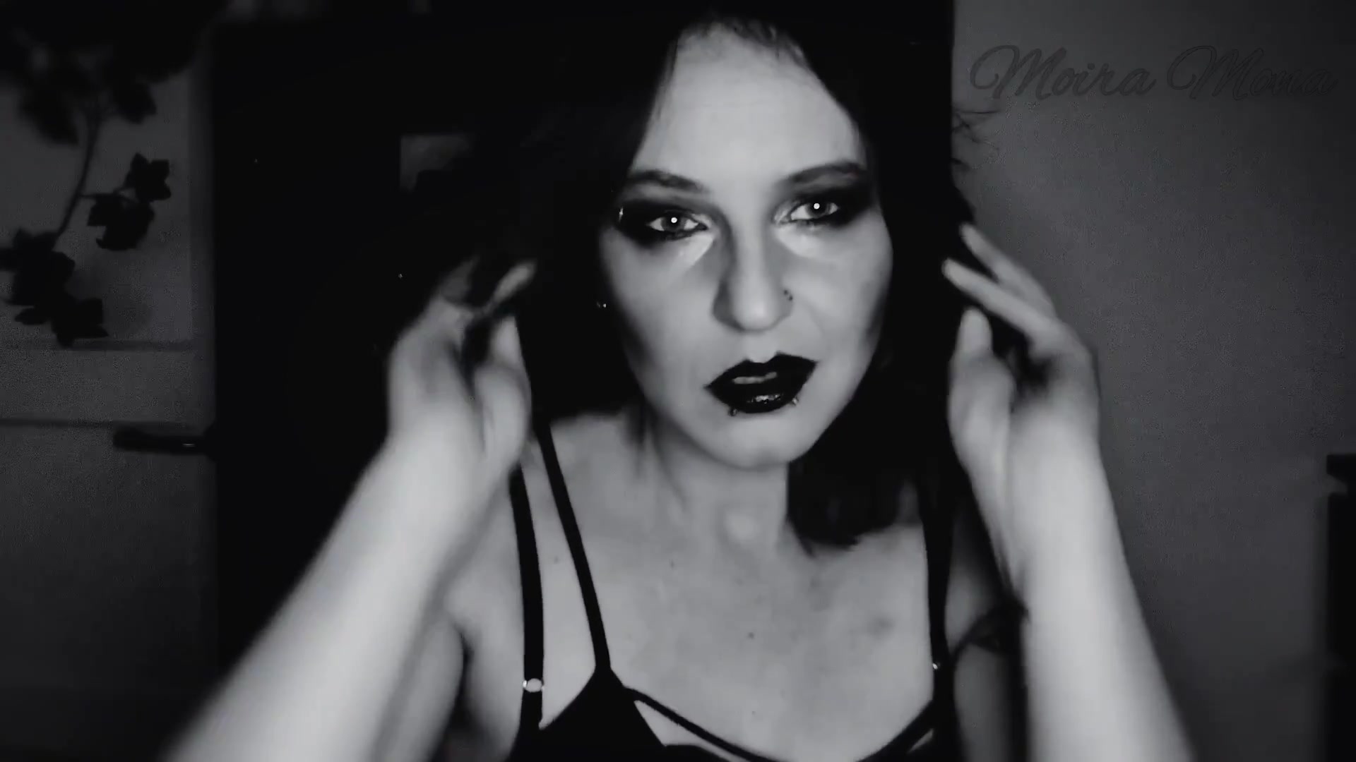 Evil Queen With Dark Lipstick